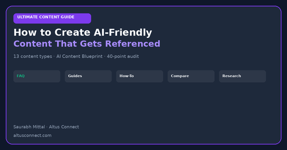 How to Create AI-Friendly Content That Gets Referenced — featured image