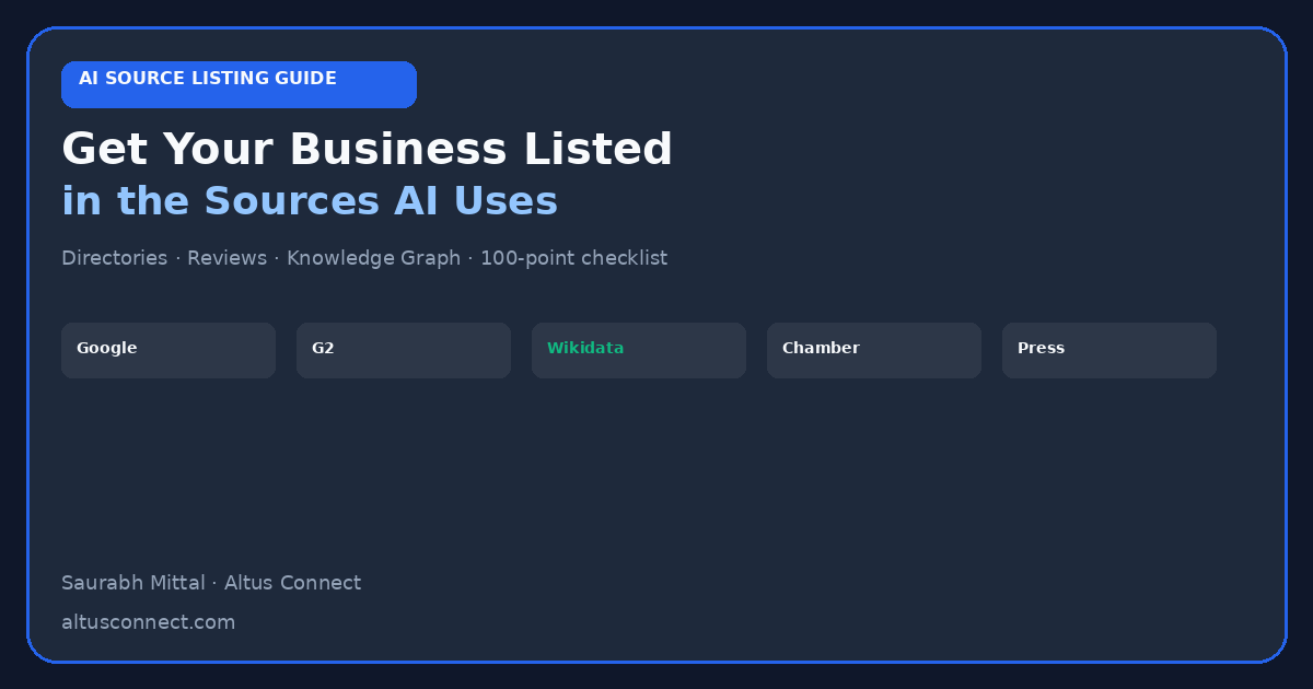 How to Get Your Business Listed in the Sources AI Uses — featured image
