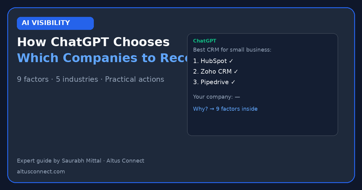 How ChatGPT Chooses Which Companies to Recommend — featured image